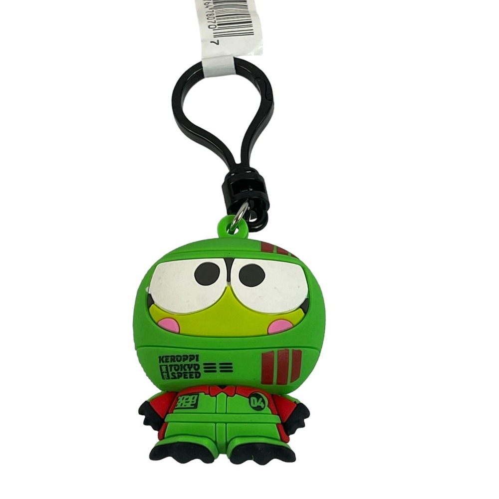 Sanrio Tokyo Speed Racer Keroppi Key Chain Clip Hello Kitty
